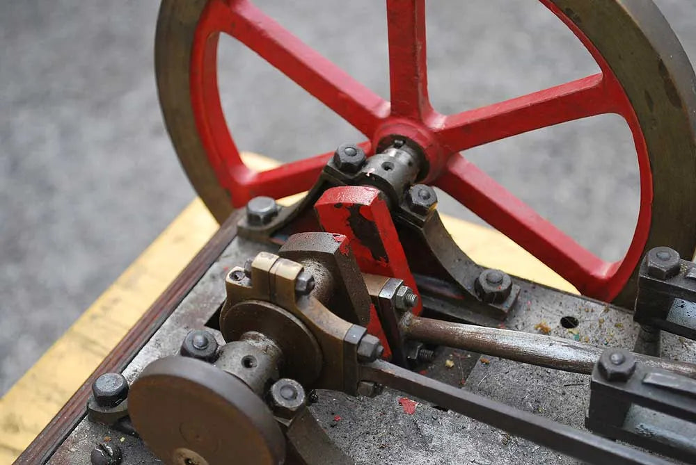 Old horizontal mill engine