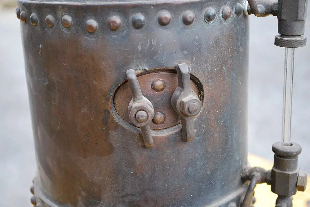 6 inch rivetted vertical boiler