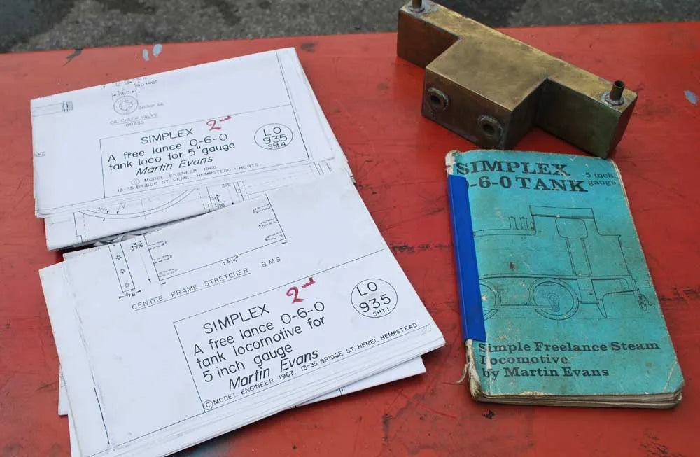 Part-built 5 inch gauge "Simplex"