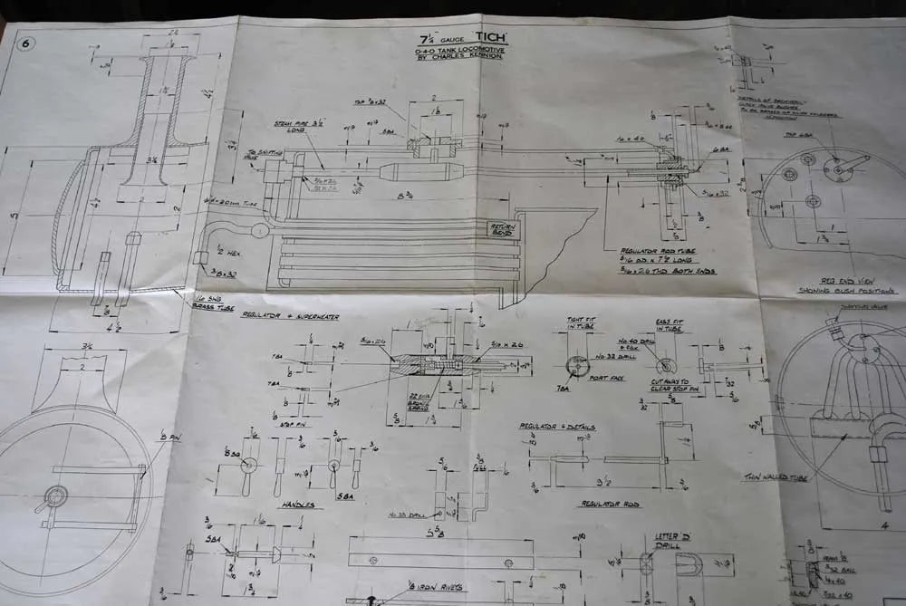 7 1/4 inch gauge part-built "Tich"