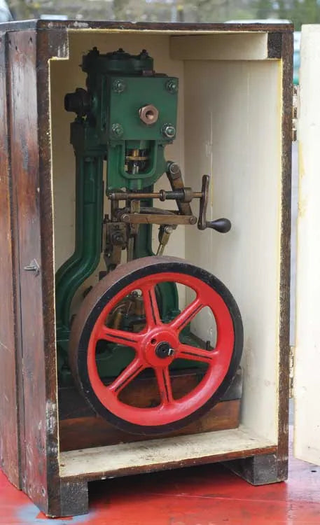 Victorian vertical engine with reversing gear