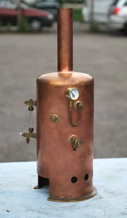 Copper vertical boiler