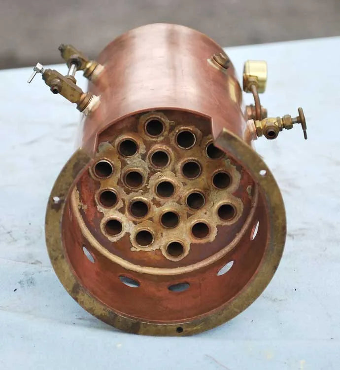 Copper vertical boiler