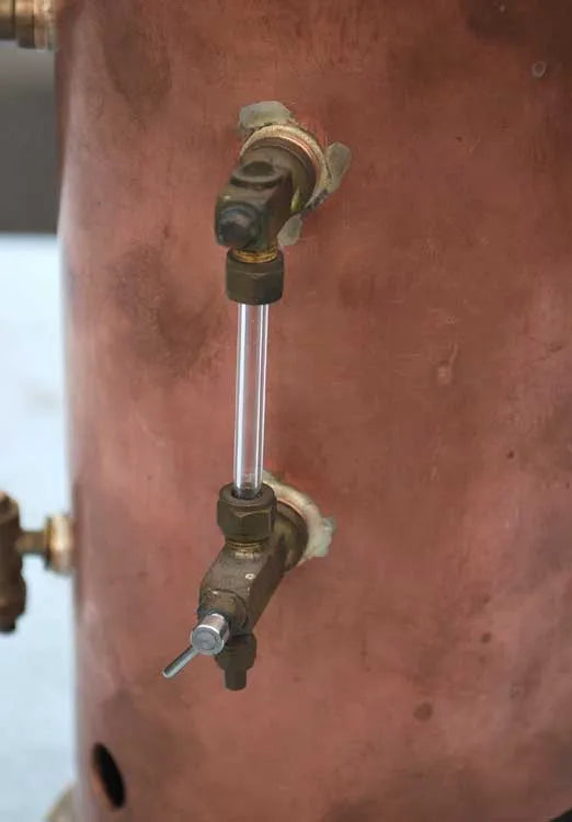 Copper vertical boiler