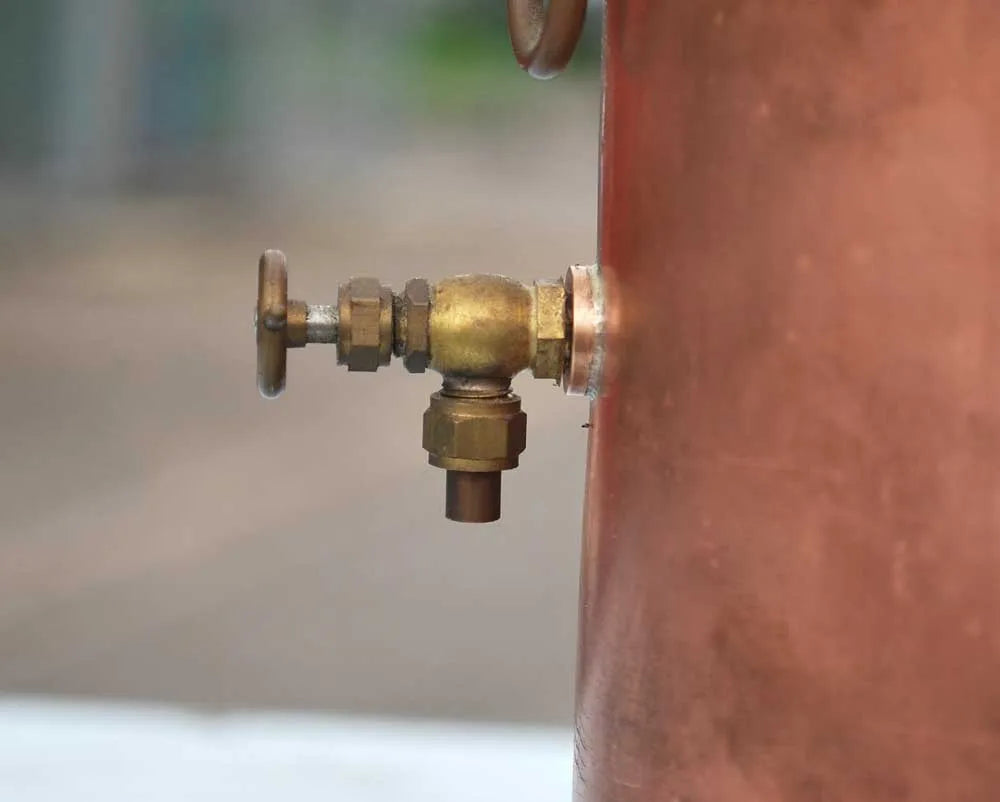 Copper vertical boiler