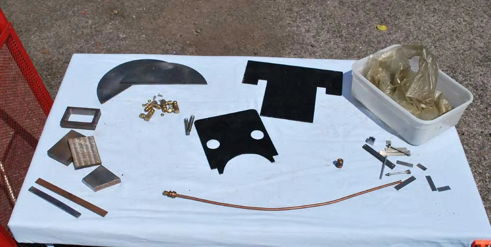 5 inch gauge part-built "Crampton"
