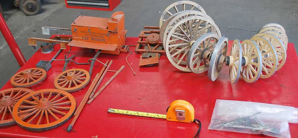 part-built Horse-drawn fire engine
