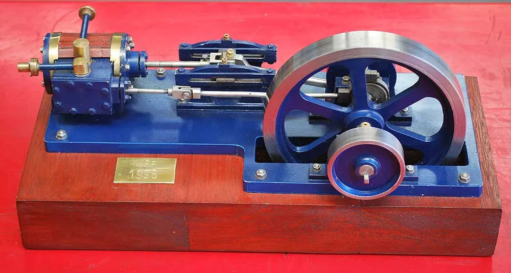 Mill engine, maker's plate WFP 1998