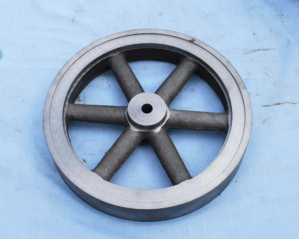 Part-built Gardner open crank engine