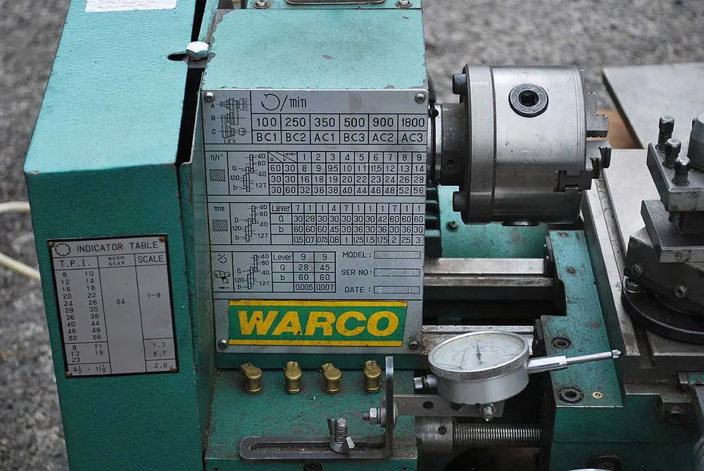 Miscellaneous workshop equipment