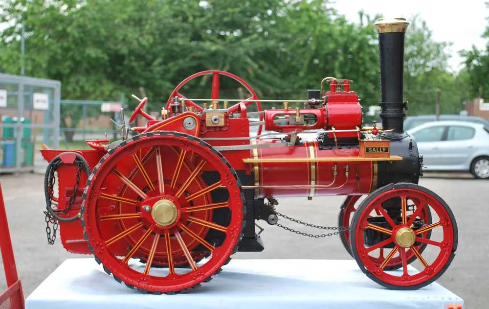 2 inch scale Ruston traction engine (red)