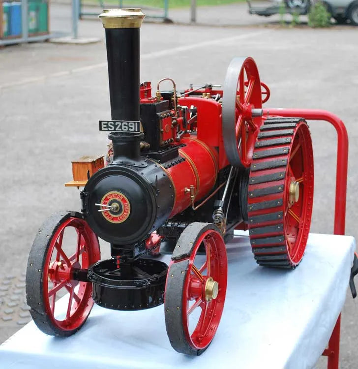 2 inch scale Ruston traction engine (red)