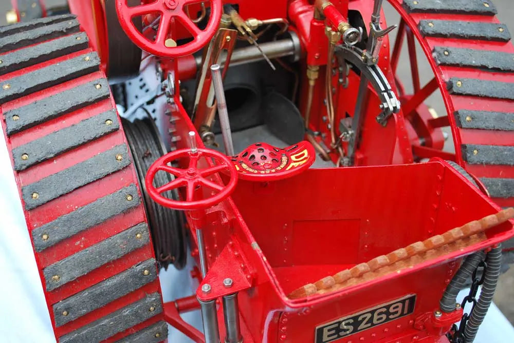2 inch scale Ruston traction engine (red)