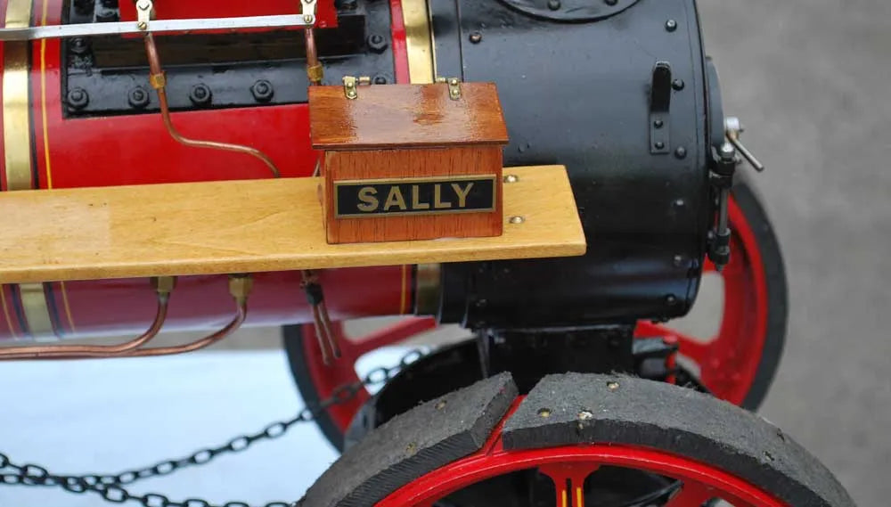 2 inch scale Ruston traction engine (red)