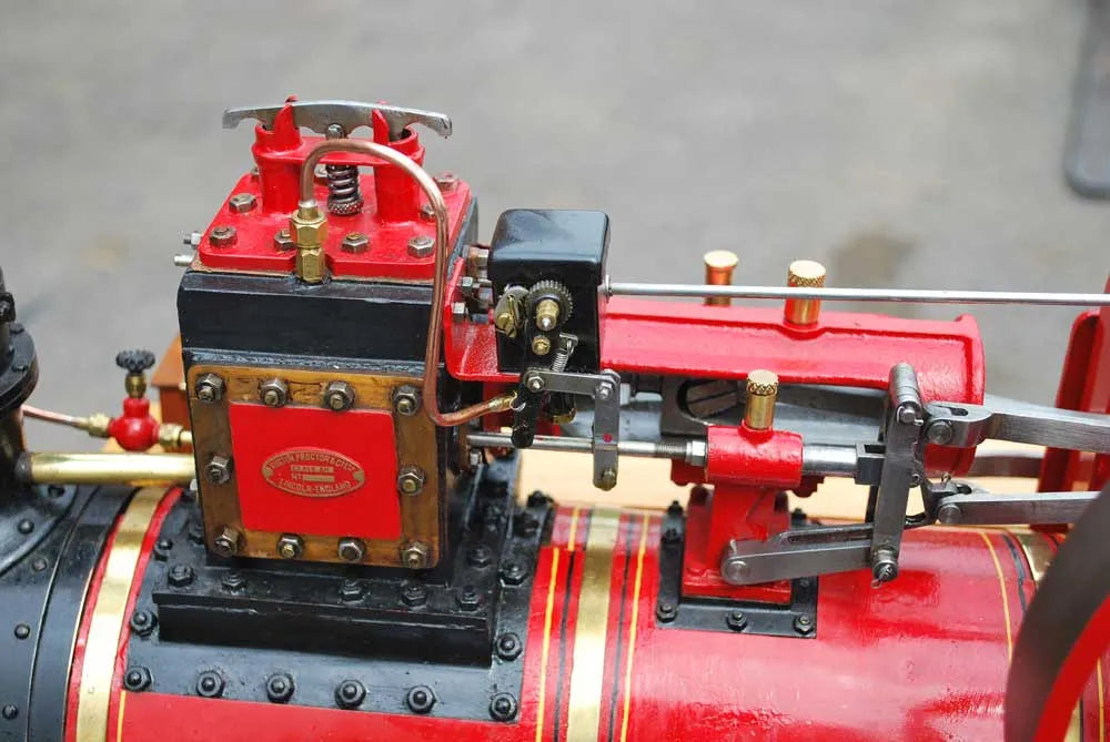 2 inch scale Ruston traction engine (red)