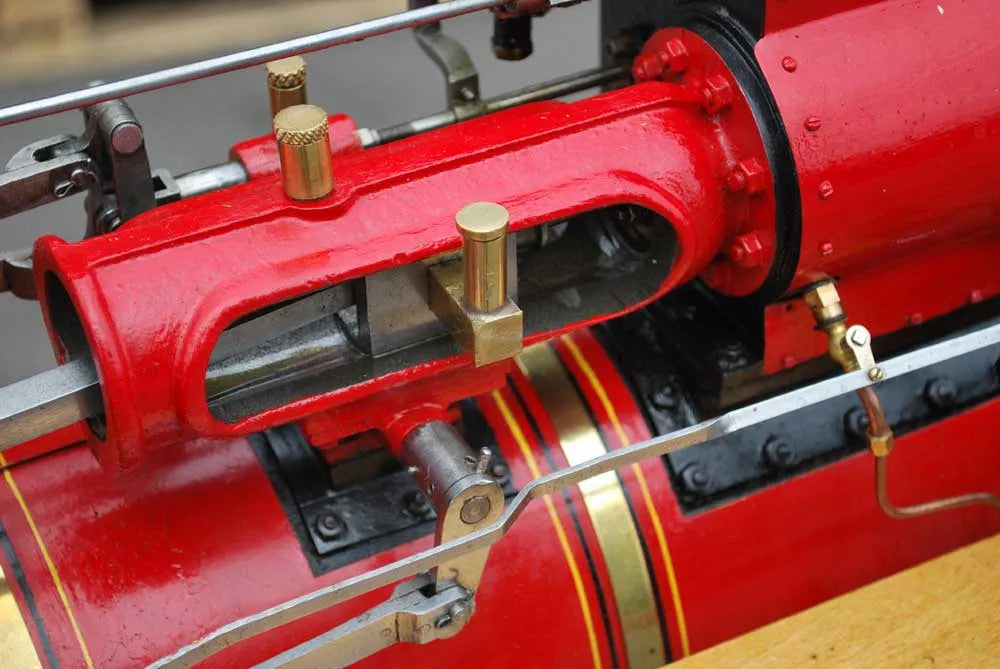 2 inch scale Ruston traction engine (red)