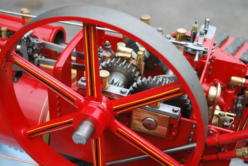 2 inch scale Ruston traction engine (red)