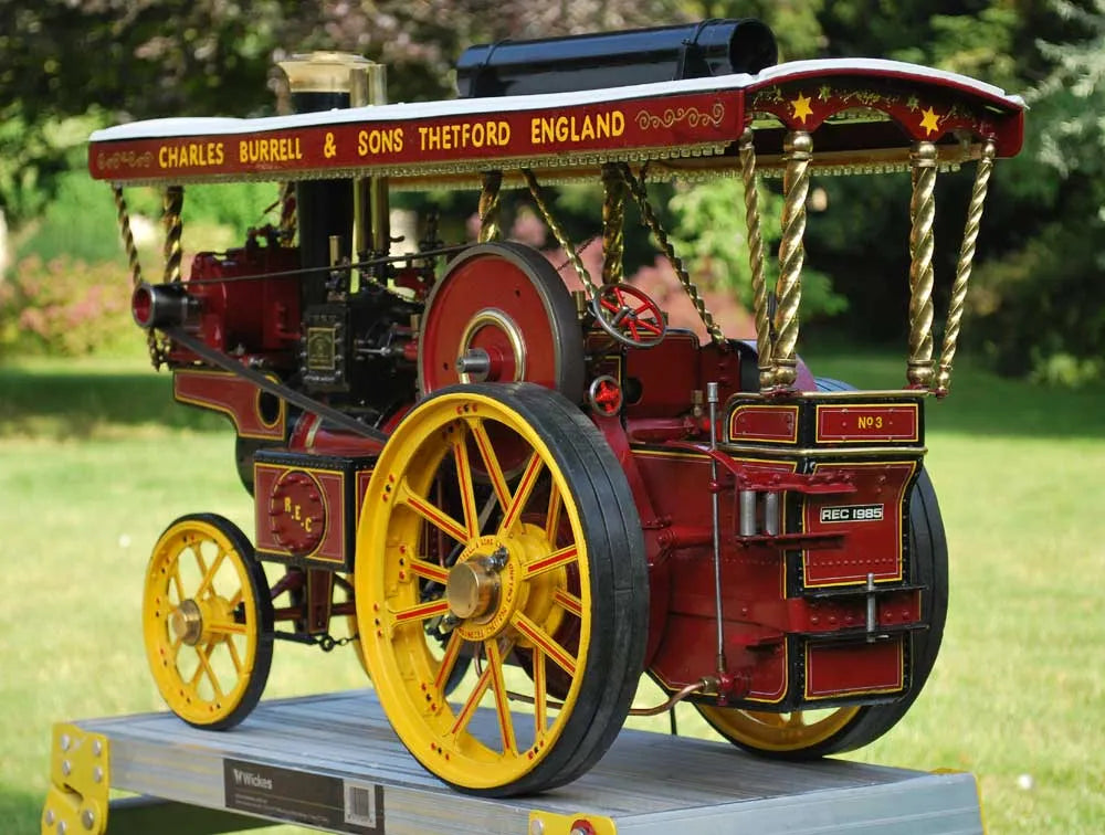 2 inch scale electric-powered Burrell tractor