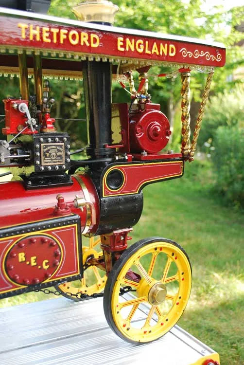 2 inch scale electric-powered Burrell tractor