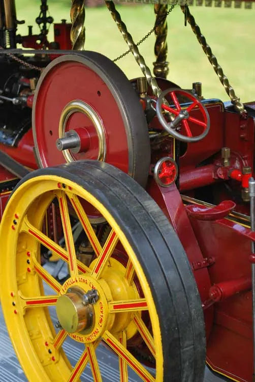 2 inch scale electric-powered Burrell tractor