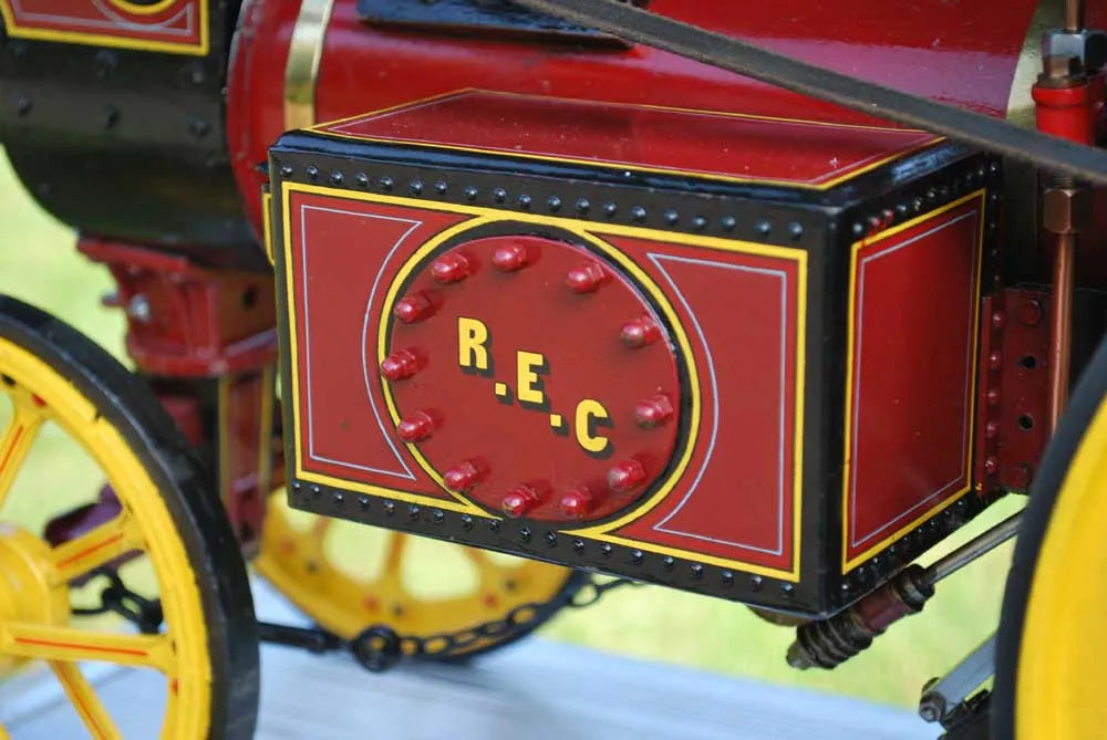 2 inch scale electric-powered Burrell tractor