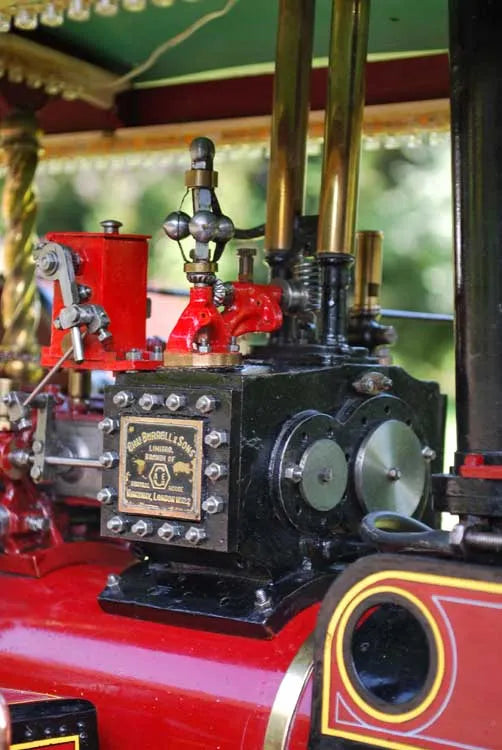 2 inch scale electric-powered Burrell tractor