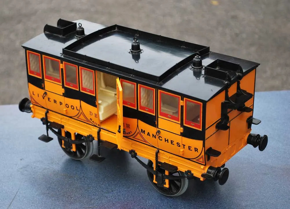3 1/2 inch gauge Stephenson's "Rocket" with track & coach