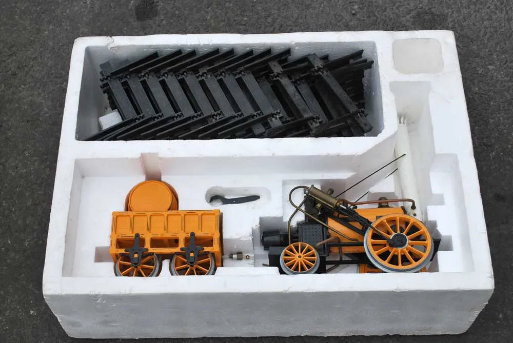 3 1/2 inch gauge Stephenson's "Rocket" with track & coach