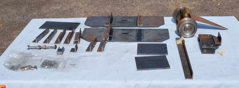 5 inch gauge Sweet Pea castings & boiler kit