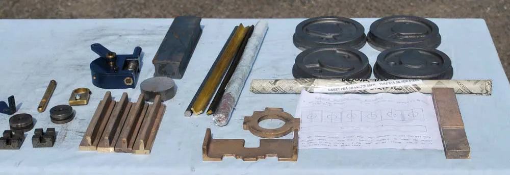 5 inch gauge Sweet Pea castings & boiler kit
