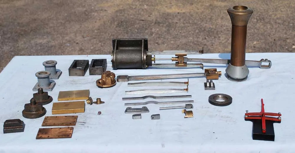 3 1/2 inch gauge part-built "Lilla" 0-4-0T