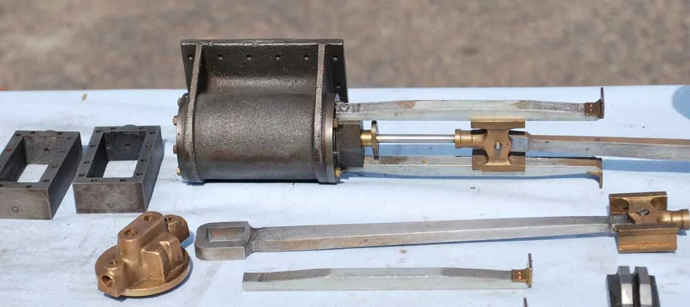 3 1/2 inch gauge part-built "Lilla" 0-4-0T