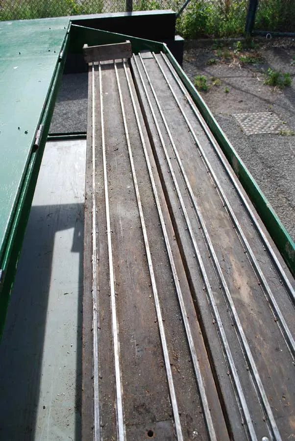 Portable track with trailer
