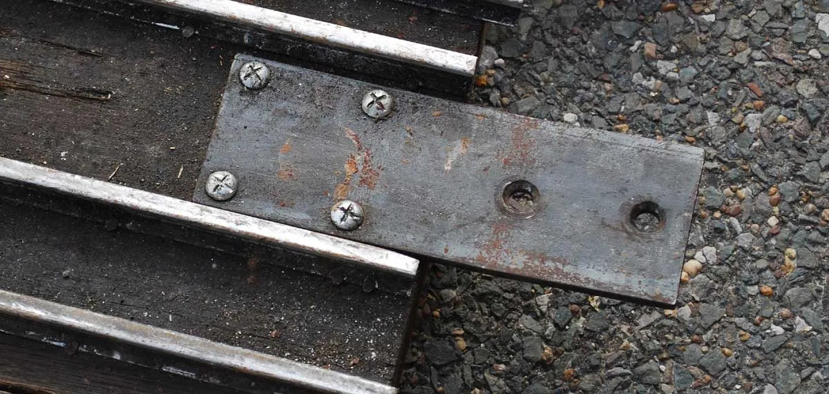 Portable track with trailer