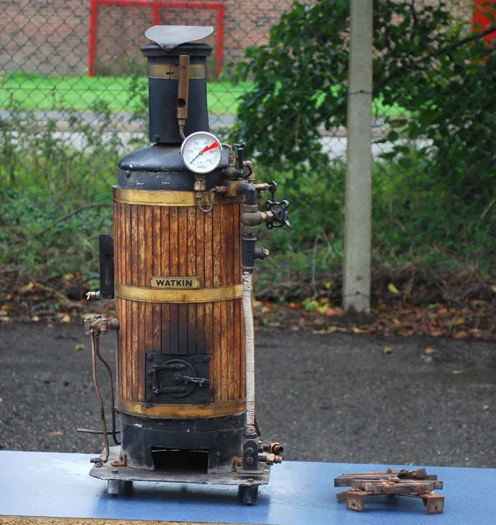 Large copper vertical boiler