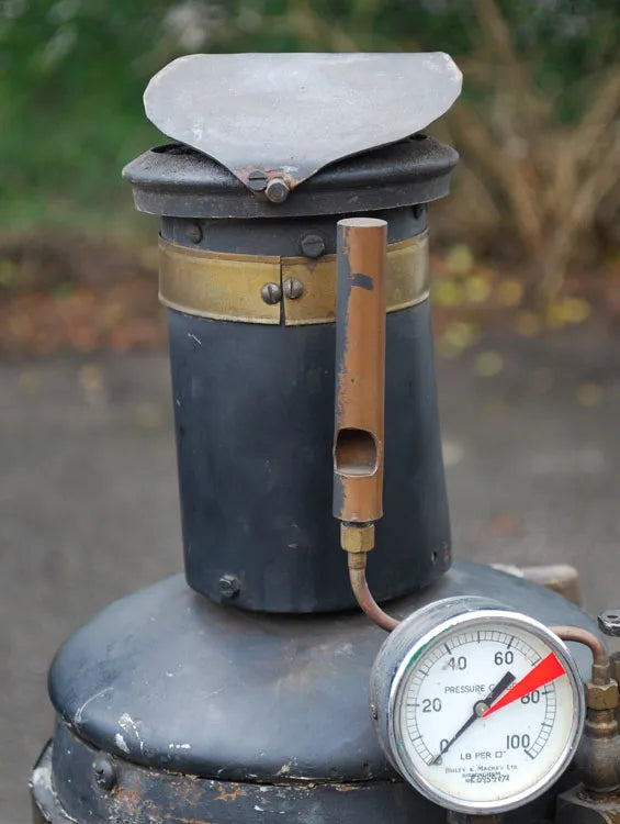 Large copper vertical boiler
