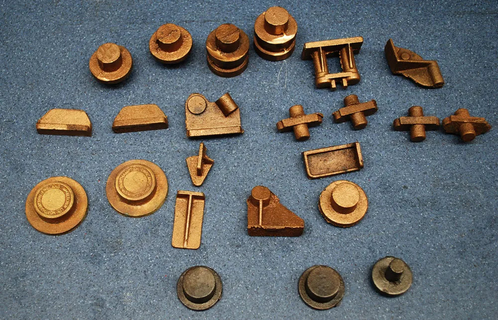 Set 1 1/2 inch scale Allchin castings