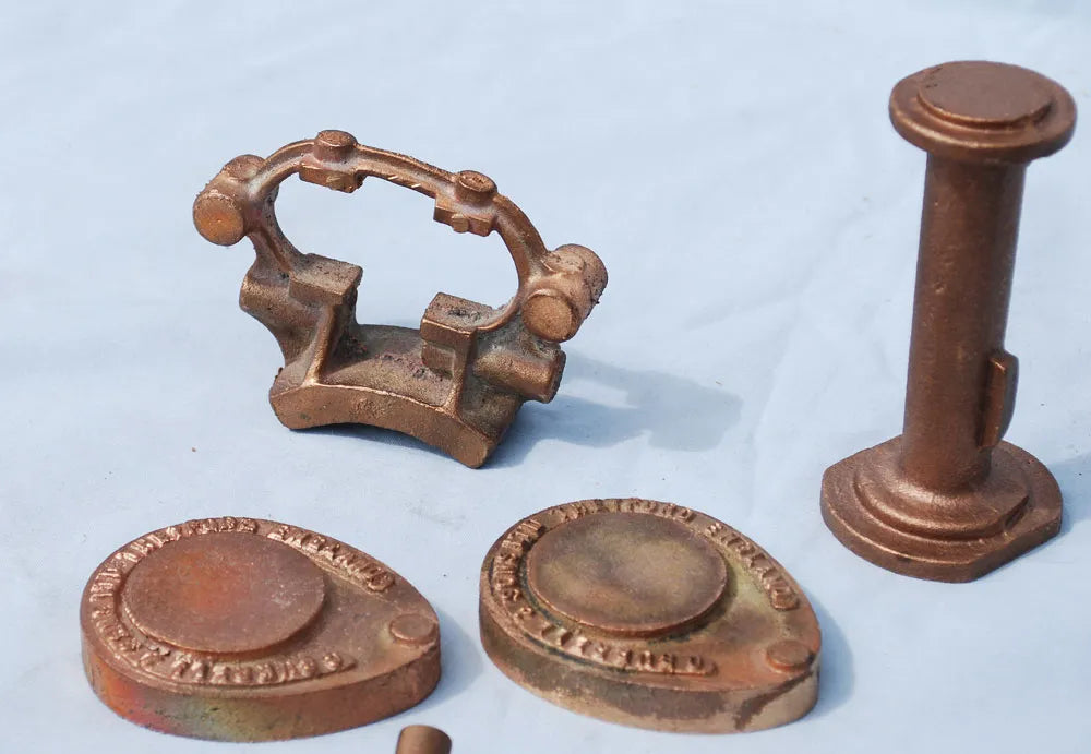 Set 2 inch Burrell roller castings with boiler material