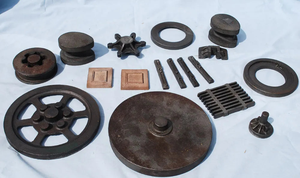 Set 2 inch Burrell roller castings with boiler material