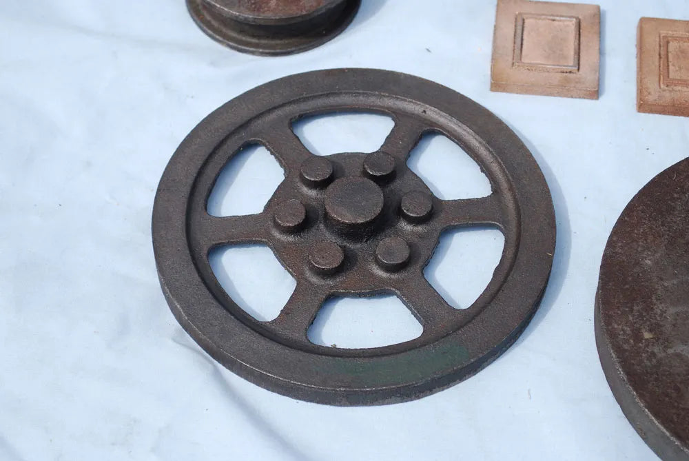Set 2 inch Burrell roller castings with boiler material