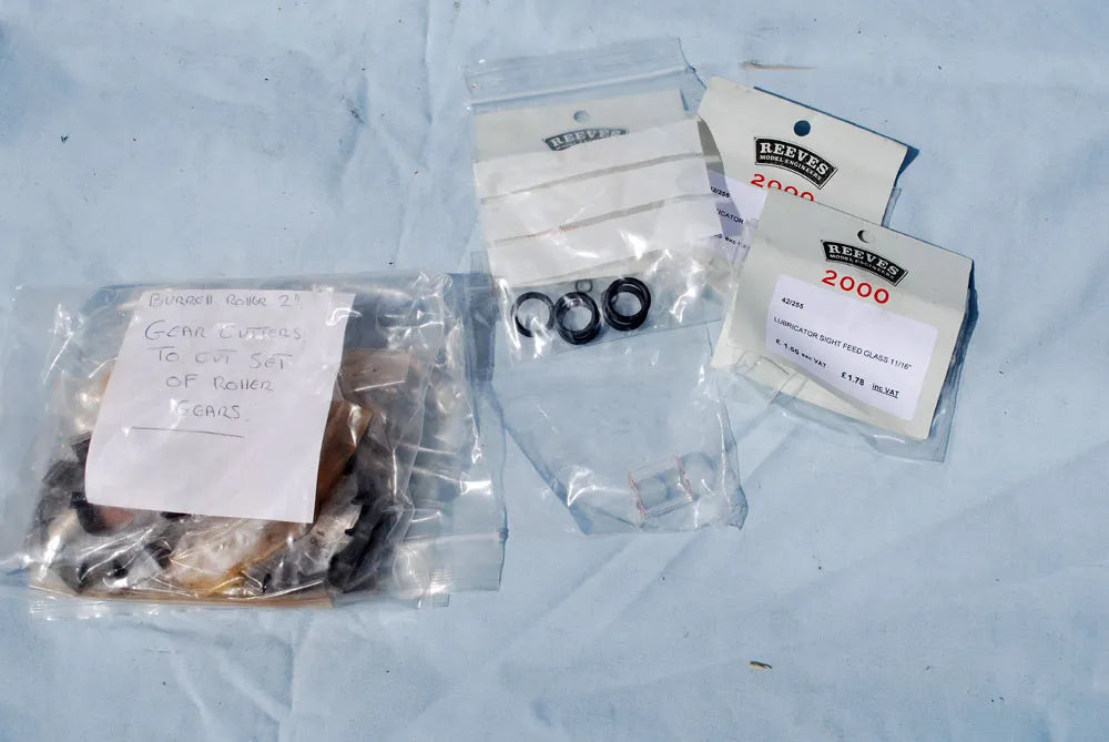 Set 2 inch Burrell roller castings with boiler material