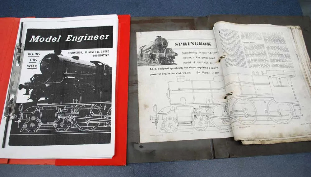 Part-built 5 inch gauge LNER B1