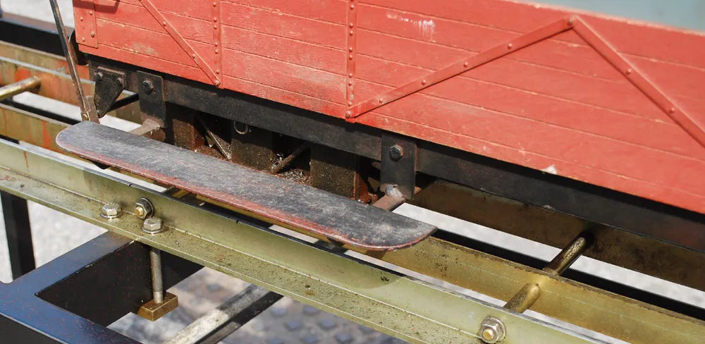 5 inch gauge ground level braked bogie driving truck