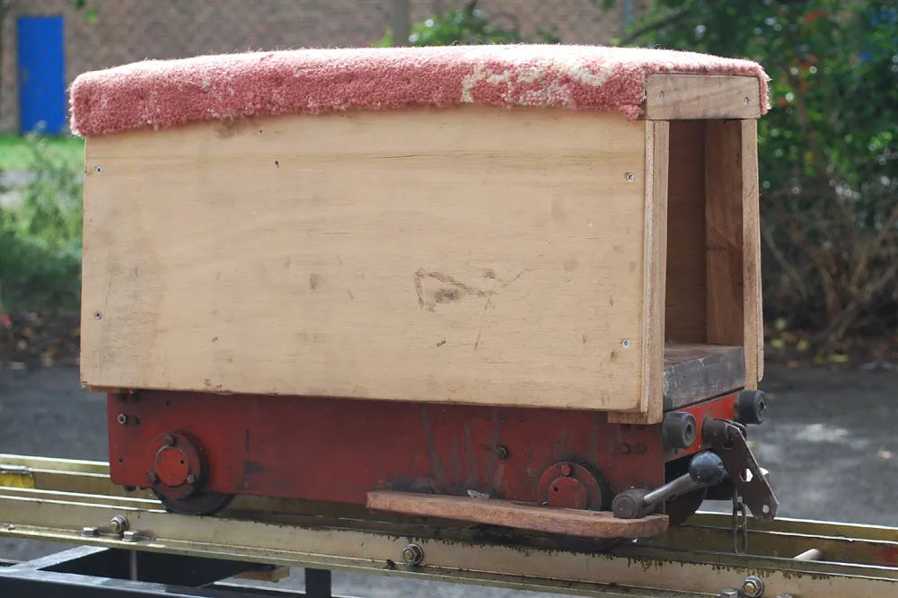 5 inch gauge four wheel driving truck