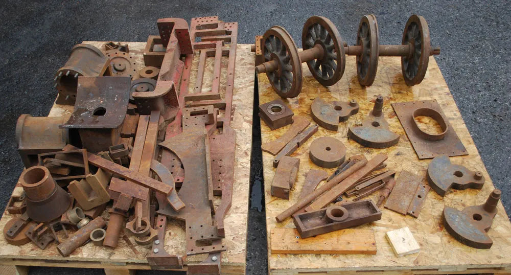 7 1/4 inch gauge Maxi 7 castings/frames