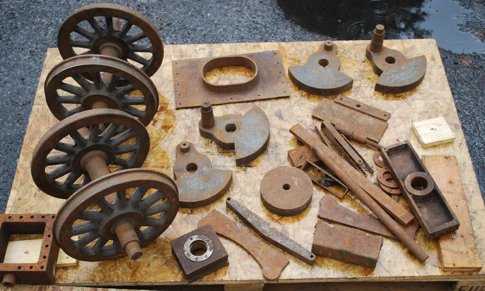 7 1/4 inch gauge Maxi 7 castings/frames