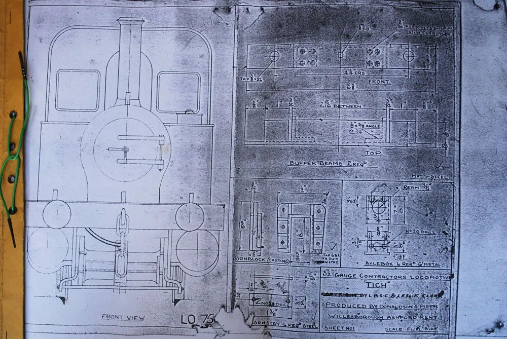 3 1/2 inch gauge Tich castings & boiler material