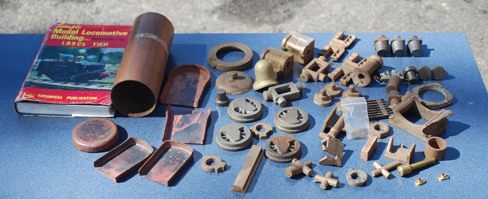 3 1/2 inch gauge Tich castings & boiler material