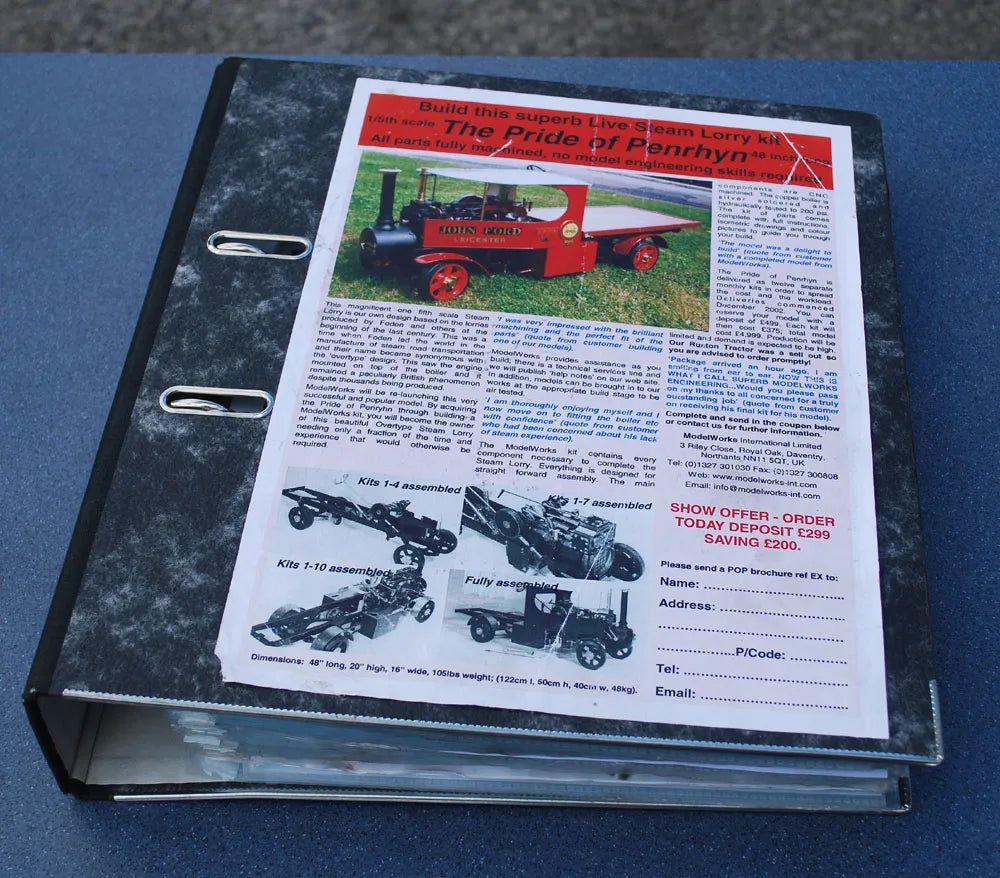 2 inch scale "Pride of Penrhyn" steam wagon