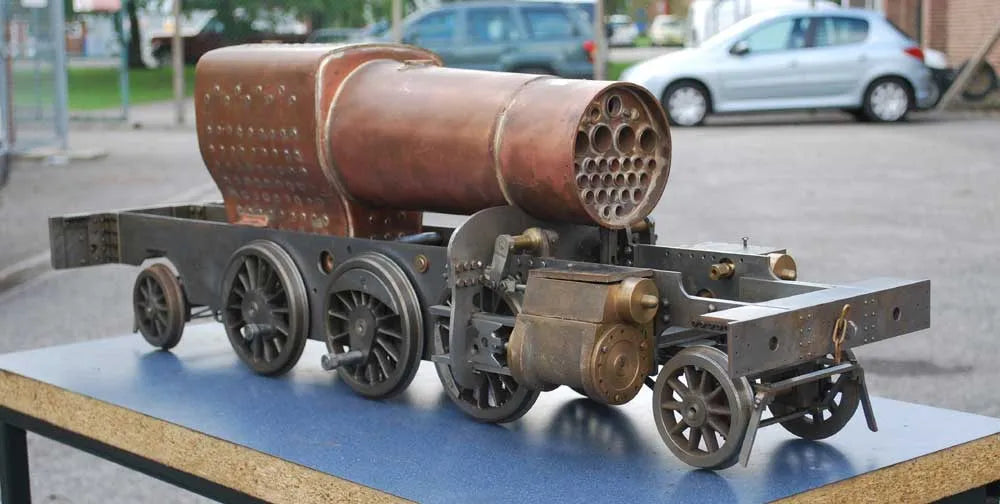 5 inch gauge part-built GWR small Prairie with Ellis boiler